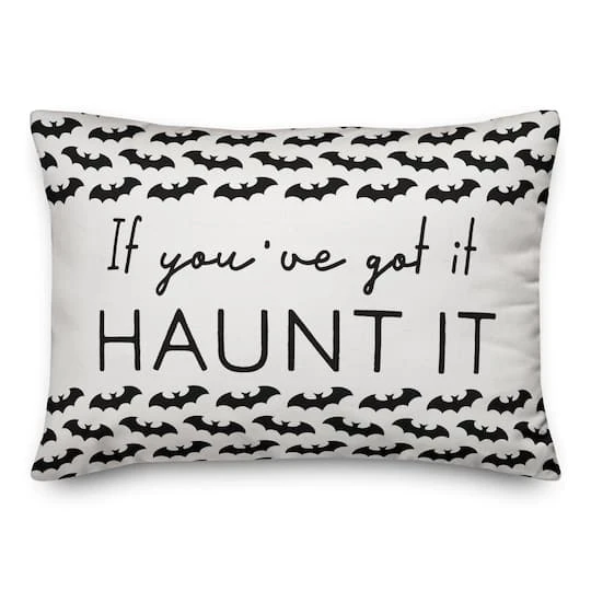 Got It Haunt It Bat Throw Pillow 1 Got It Haunt It Bat Throw Pillow