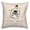 Pick Your Poison Bottle Throw Pillow 9 Pick Your Poison Bottle Throw Pillow -Halloween Decor Shop D442992S 1