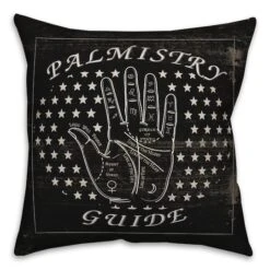 Palmistry Guide Throw Pillow