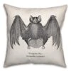 Scientific Bat Throw Pillow 13 Scientific Bat Throw Pillow -Halloween Decor Shop D442994S 1