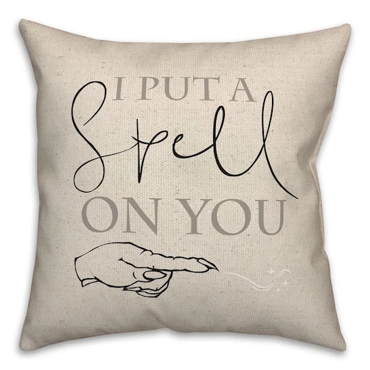 I Put A Spell On You Hand Throw Pillow 2 I Put A Spell On You Hand Throw Pillow - Image 2