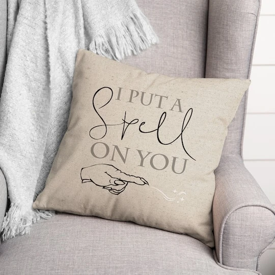 I Put A Spell On You Hand Throw Pillow 4 I Put A Spell On You Hand Throw Pillow - Image 4