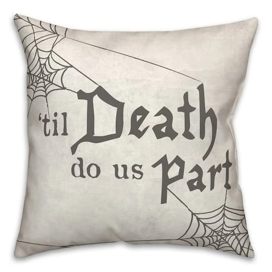 Til Death Do Us Part Throw Pillow 2 Til Death Do Us Part Throw Pillow - Image 2