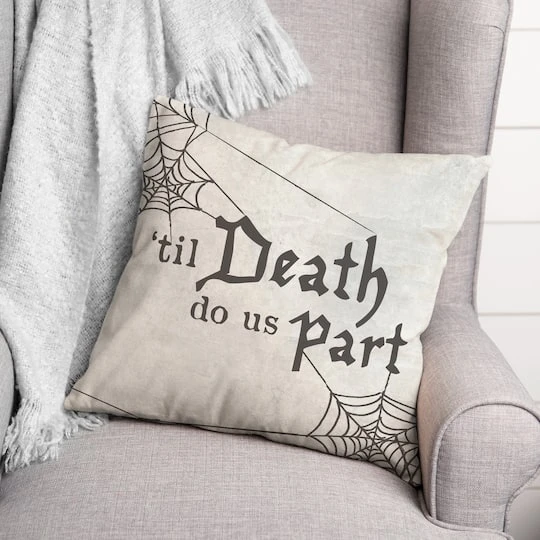 Til Death Do Us Part Throw Pillow 3 Til Death Do Us Part Throw Pillow - Image 3