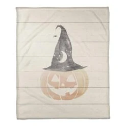 Witch Hat Fleece Throw Blanket