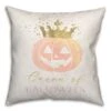 Queen Of Halloween Throw Pillow
