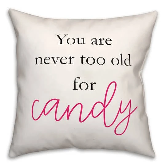 Pink Trick Or Treater Throw Pillow 3 Pink Trick Or Treater Throw Pillow - Image 3