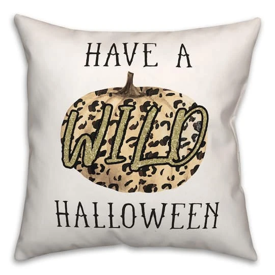 Wild Halloween Throw Pillow 3 Wild Halloween Throw Pillow - Image 3