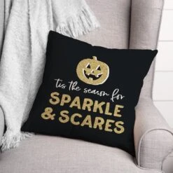 Sparkle & Scares Throw Pillow 5 Sparkle & Scares Throw Pillow -Halloween Decor Shop D443017S 2