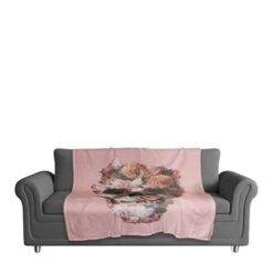 Flower Skull Fleece Throw -Halloween Decor Shop D443018S 3