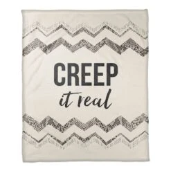 Creep It Real Fleece Throw