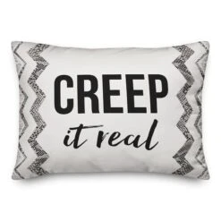 Creep It Real Throw Pillow