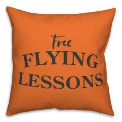 Flying Witch Throw Pillow 6 Flying Witch Throw Pillow -Halloween Decor Shop D443035S 2