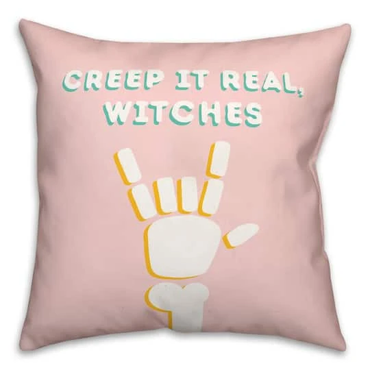 Creep It Real Witches Throw Pillow 2 Creep It Real Witches Throw Pillow - Image 2