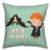 Let's Hang Vampire Bat Throw Pillow -Halloween Decor Shop D443042S 1