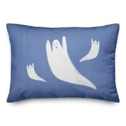Beware Of Ghosts Throw Pillow -Halloween Decor Shop D443046S 2