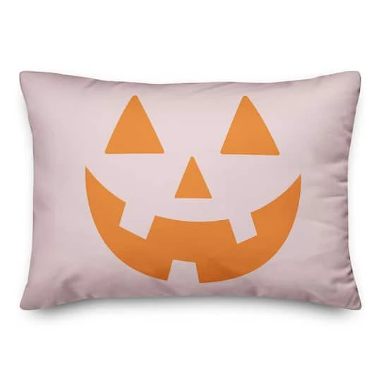 Pumpkin Face Throw Pillow 2 Pumpkin Face Throw Pillow - Image 2