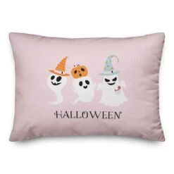 Halloween Ghosts Throw Pillow -Halloween Decor Shop D443053S 1 1
