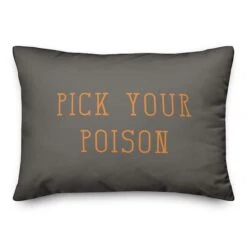 Pick Your Poison Throw Pillow -Halloween Decor Shop D443054S 1 1