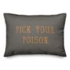 Pick Your Poison Throw Pillow 9 Pick Your Poison Throw Pillow -Halloween Decor Shop D443054S 1