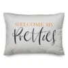 Welcome My Pretties Throw Pillow -Halloween Decor Shop D443055S 1