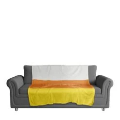Candy Corn Treat Fleece Throw -Halloween Decor Shop D443063S 3