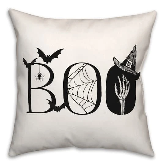 Boo Throw Pillow 2 Boo Throw Pillow - Image 2
