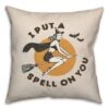 Retro Witch Throw Pillow 13 Retro Witch Throw Pillow -Halloween Decor Shop D443067S 1