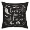 Livin The Nightmare Throw Pillow 9 Livin The Nightmare Throw Pillow -Halloween Decor Shop D443068S 1
