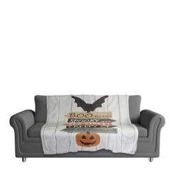 Halloween Street Names Sherpa Fleece Blanket 7 Halloween Street Names Sherpa Fleece Blanket -Halloween Decor Shop D443072S 3