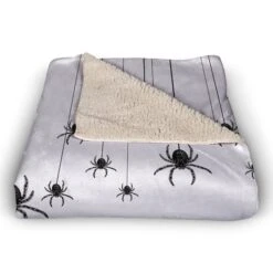 Foolish Mortals Fleece Throw 6 Foolish Mortals Fleece Throw -Halloween Decor Shop D443073S 2