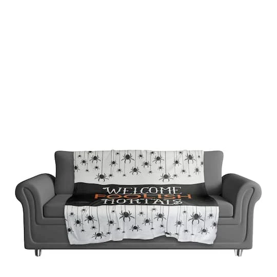 Foolish Mortals Fleece Throw 4 Foolish Mortals Fleece Throw - Image 4