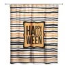 Happy Halloween Stripes Shower Curtain 21 Happy Halloween Stripes Shower Curtain -Halloween Decor Shop D443074S 1