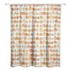 Watercolor Pumpkins Shower Curtain 12 Watercolor Pumpkins Shower Curtain -Halloween Decor Shop D443075S 1