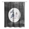 Witch Bike Shower Curtain -Halloween Decor Shop D443077S 1