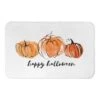 Happy Halloween Pumpkins Bath Mat -Halloween Decor Shop D443080S 1