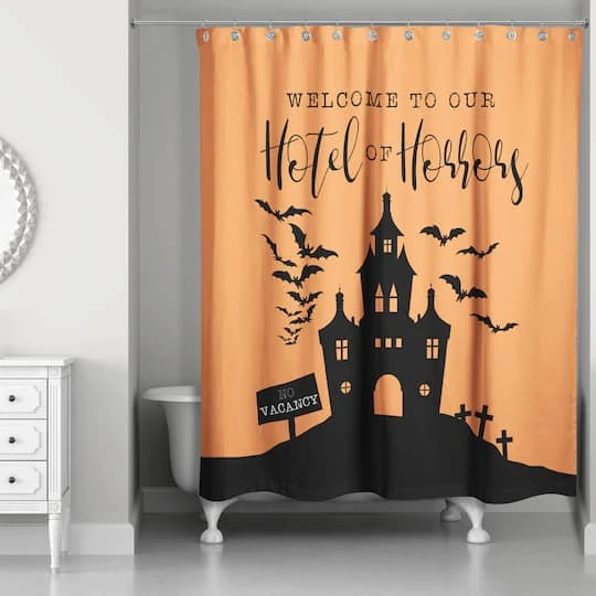 Hotel Of Horrors Shower Curtain 3 Hotel Of Horrors Shower Curtain - Image 3