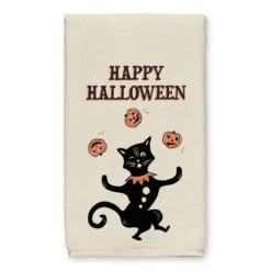 Juggling Cat Tea Towel Set -Halloween Decor Shop D443091S 2