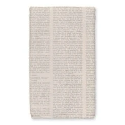 Skull Tophat Newspaper Bowtie Tea Towel Set 10 Skull Tophat Newspaper Bowtie Tea Towel Set -Halloween Decor Shop D443097S 4