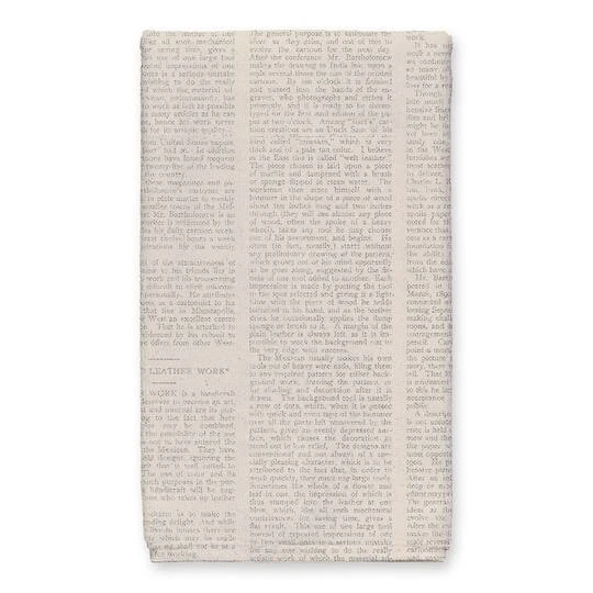 Skull Tophat Newspaper Bowtie Tea Towel Set 5 Skull Tophat Newspaper Bowtie Tea Towel Set - Image 5