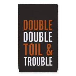 Double Double Toil Tea Towel Set 8 Double Double Toil Tea Towel Set -Halloween Decor Shop D443099S 2