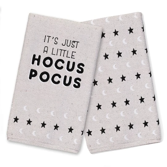 Hocus Pocus Moon Stars Tea Towel Set 1 Hocus Pocus Moon Stars Tea Towel Set