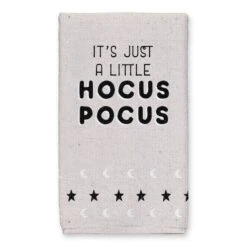 Hocus Pocus Moon Stars Tea Towel Set 8 Hocus Pocus Moon Stars Tea Towel Set -Halloween Decor Shop D443100S 2