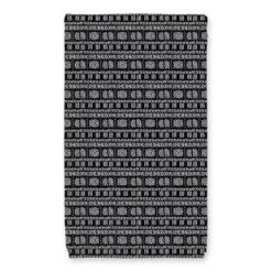 Creep White Mudcloth Tea Towel Set -Halloween Decor Shop D443104S 4