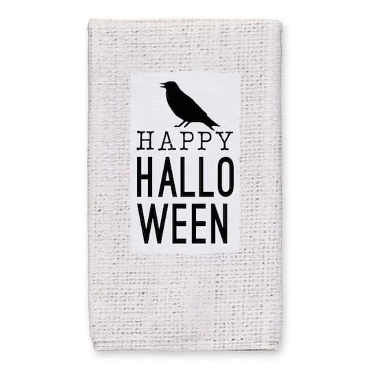 Happy Halloween Crow Tea Towel Set 3 Happy Halloween Crow Tea Towel Set - Image 3