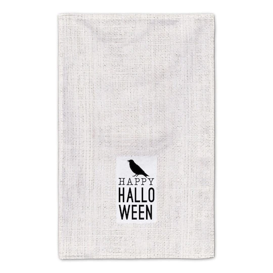 Happy Halloween Crow Tea Towel Set 4 Happy Halloween Crow Tea Towel Set - Image 4