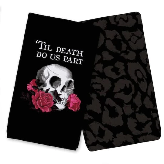 Skull With Roses Tea Towel Set 2 Skull With Roses Tea Towel Set - Image 2