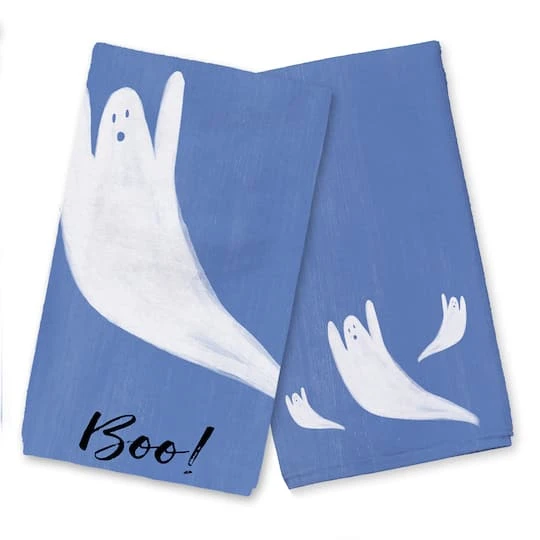 BOO Ghosts Tea Towel Set 1 BOO Ghosts Tea Towel Set
