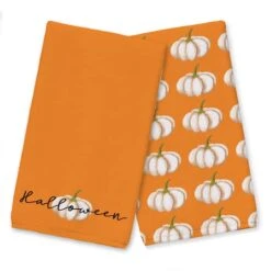 Halloween Pumpkin Tea Towel Set