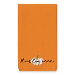 Halloween Pumpkin Tea Towel Set 8 Halloween Pumpkin Tea Towel Set -Halloween Decor Shop D443114S 2